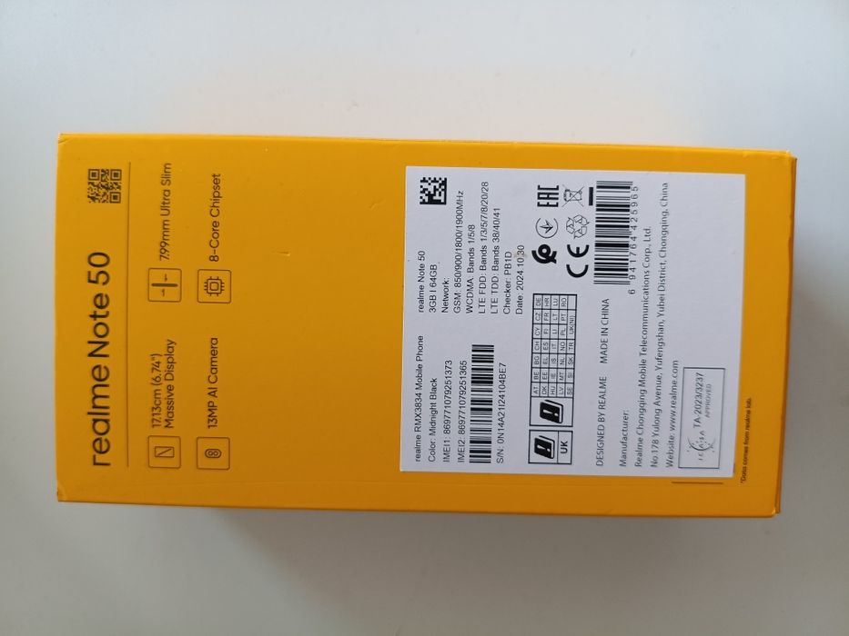 Realme note 50 3/64