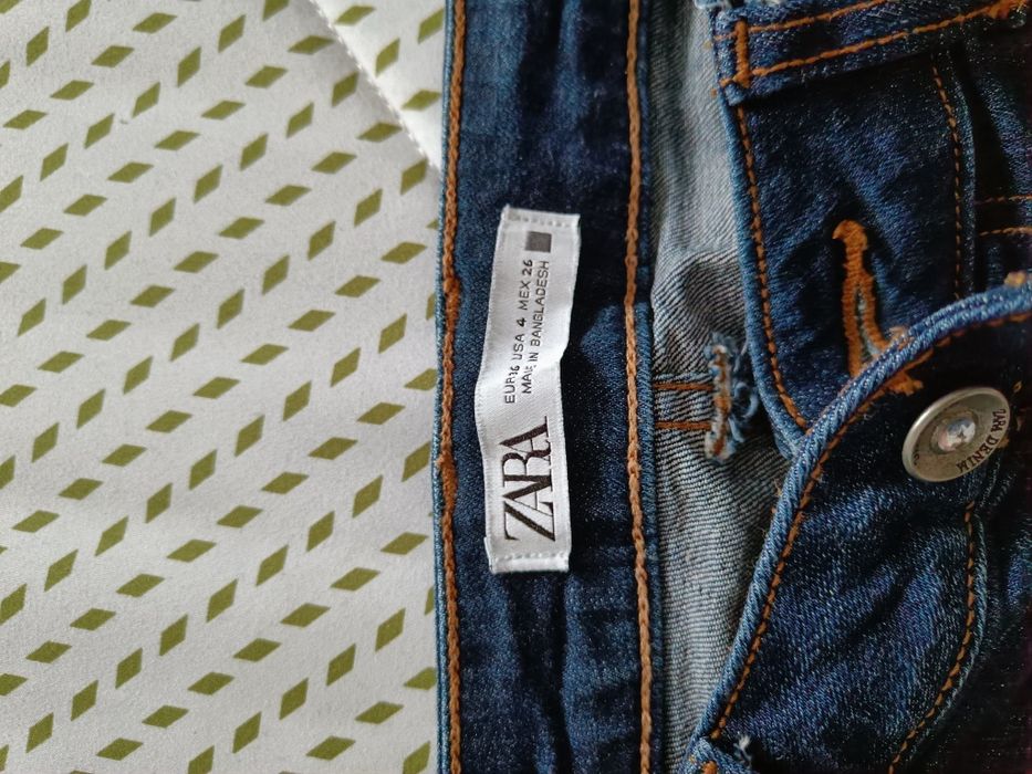 Blugi Zara, 36, skinny
