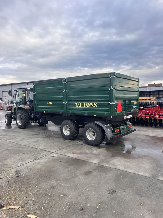 Remorca agricola 10 tone basculare trilateral