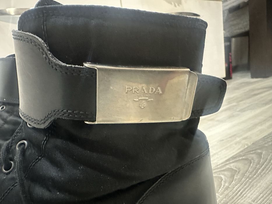 боти кожени Прада Prada boots