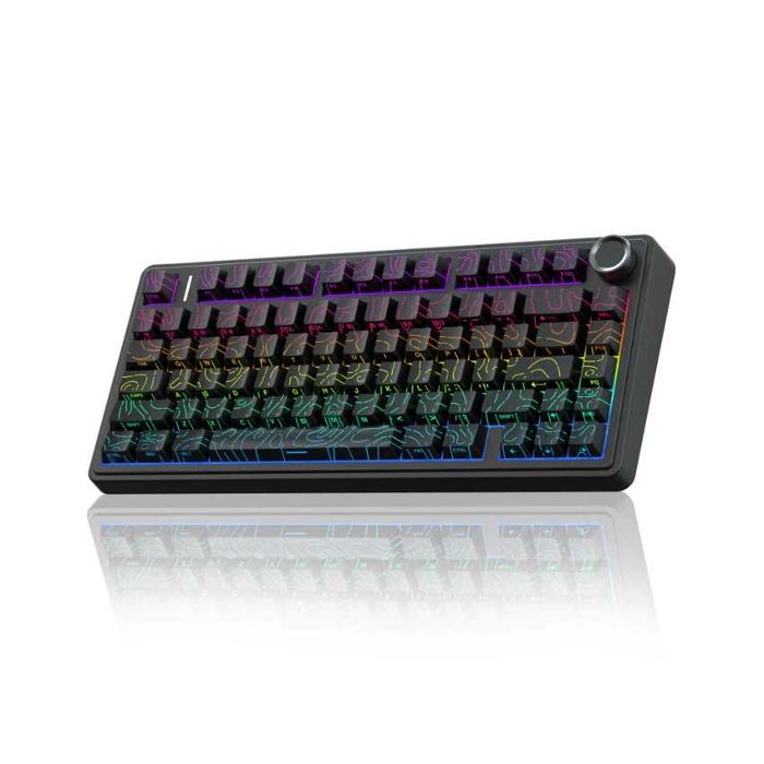 AULA F75 Pro yon tugmasi mexanik, klaviaturasi