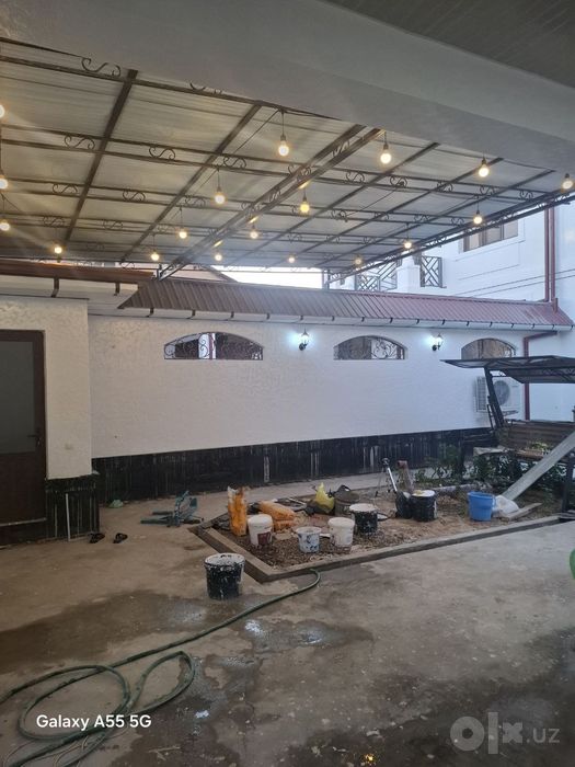 Fasad travertin pod kalit  Tajribali ustalar