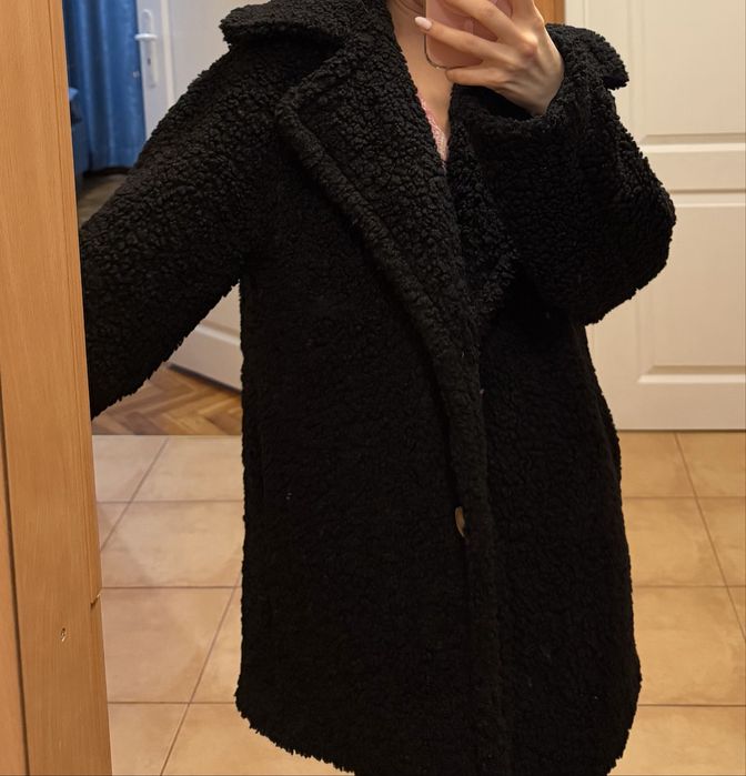 Плюшено палто Shein