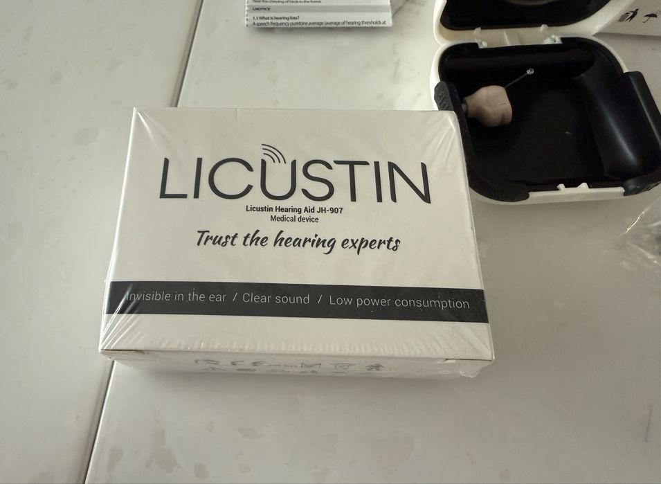 Set 2 aparate auditive Licustin JH-907 – 1 sigilat + 1 desfăcut dar nou – doar la set