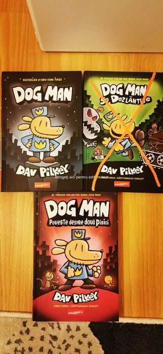 Dog Man volumele 1, 3