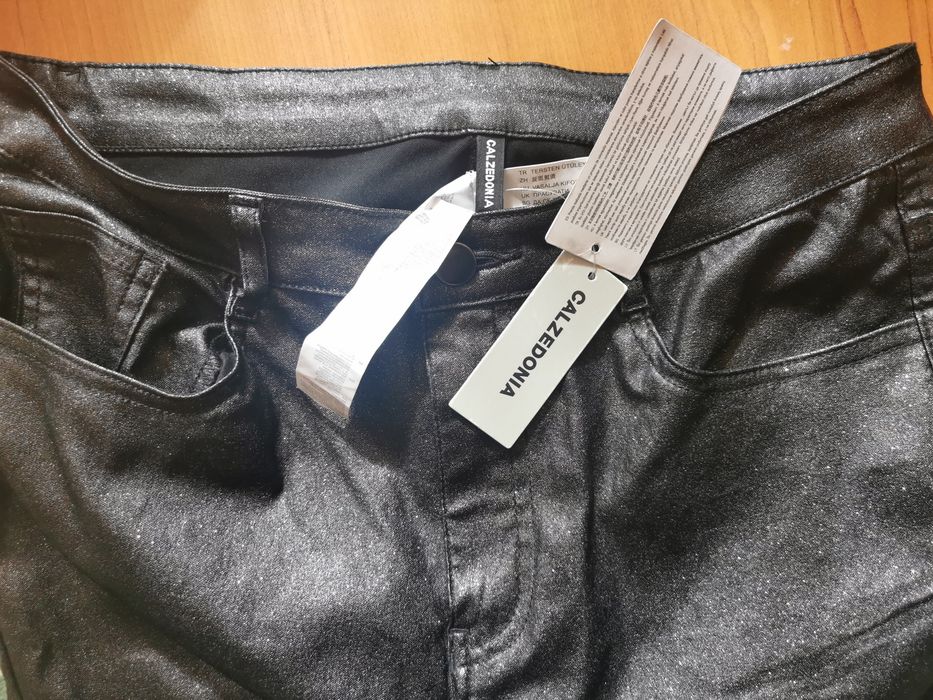 Blugi skinny Calzedonia cu sclipici noi mărimea M