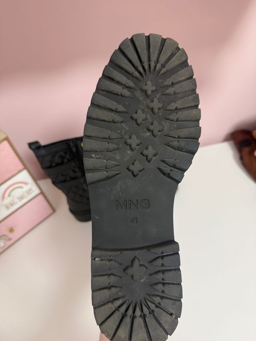 Боти MANGO ест. Кожа