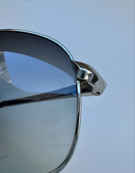 Ray Ban RB3387 Aviator Gunmetal Grey Gradient Italy