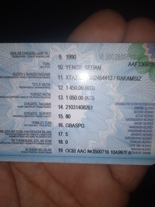 Vaz 2106 sotiladi xolati oʻrta matori karobka xadavoy yurishlari yaxsh