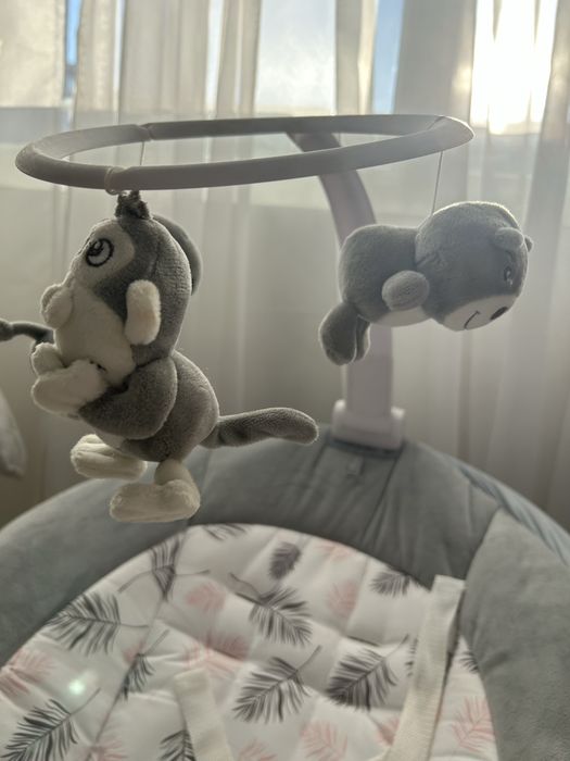 Електрическа люлка Cangaroo - La Scala, розова