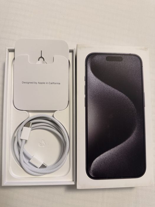 Iphone 15 PRO Titanium Black 256gb