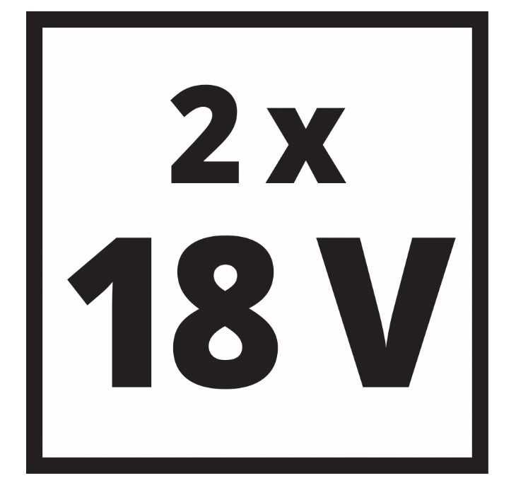Set 2 acumulatori Einhell Power-X-Change 4511524, 2.5 Ah, 18 V, 720 W