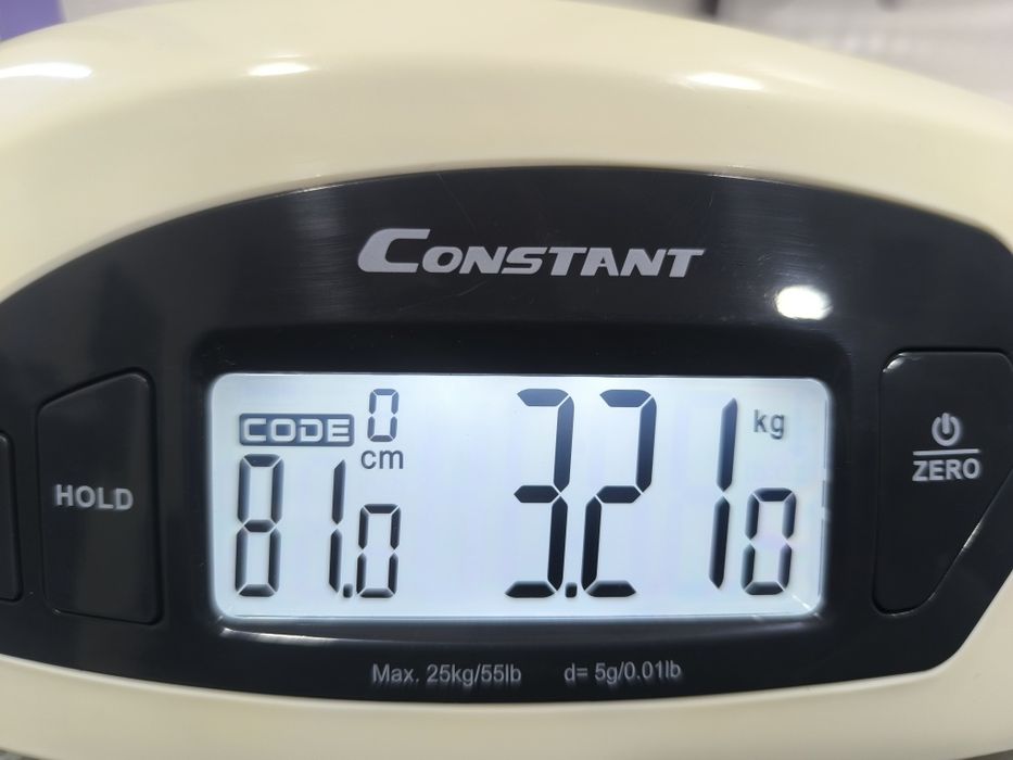 Весы с ростомером медицинские для новорожденных. Электронные Constant