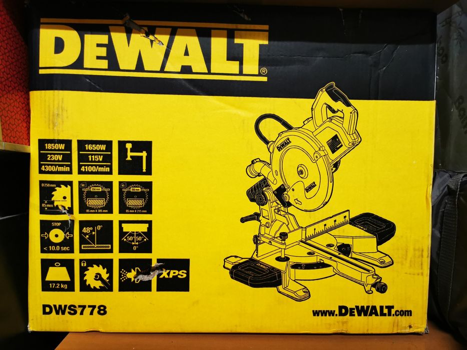 Настолен потапящ циркуляр DEWALT DWS778
