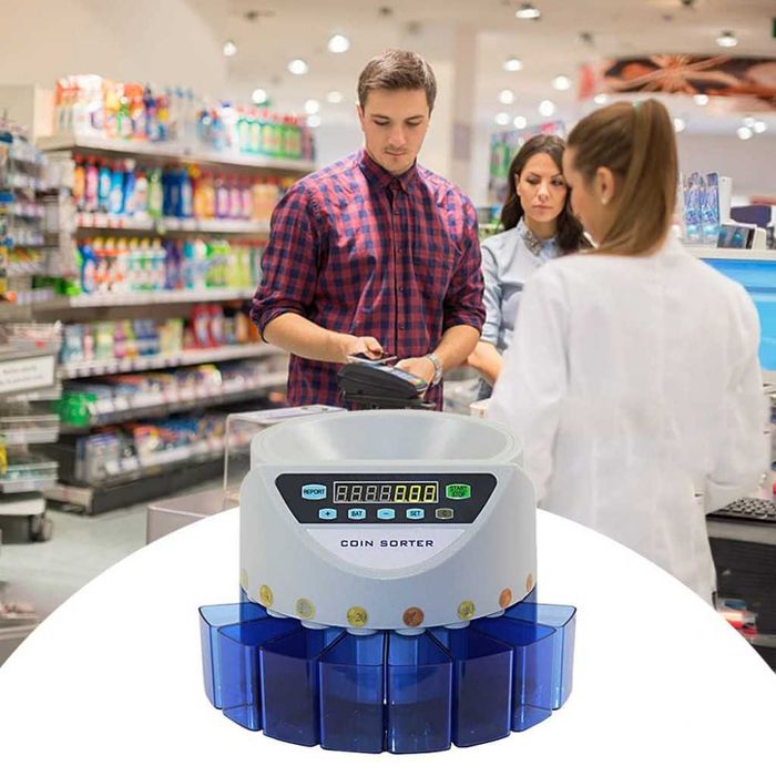 Броячна машина за монети и в евро - точно сортиране по номинал