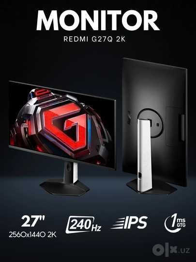 240Hz / 2K / 27 / 1sm / Fast IPS / G series Redmi Monitor
