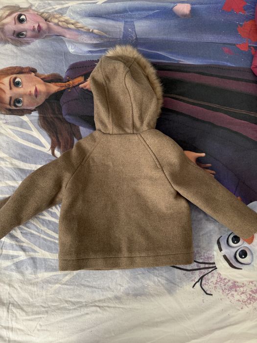Cojocel Zara fetita, marimea 92, gluga cu blanita