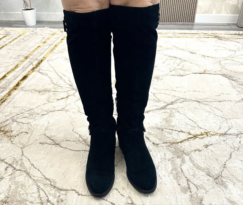 Сапоги замша натуралка