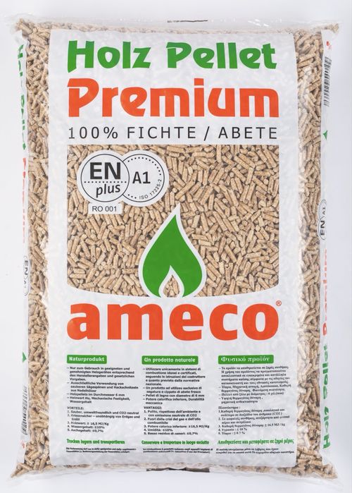 Peleti  rasinoase AMECO  A1 ENplus