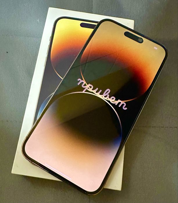 Iphone 14 promax gold
