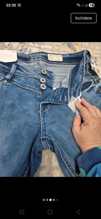 Blugi skinny in 2 nuante