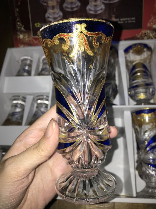 Набор бакалов и рюмок