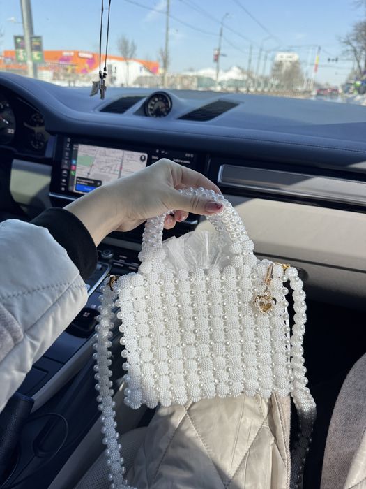 Geanta margele handmade