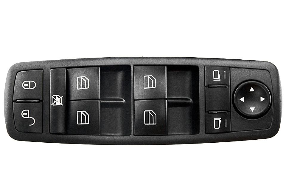 Бутони Ключ За Ел.стъкла Mercedes A W169, B W245, Без Прибиране, 3 Пин