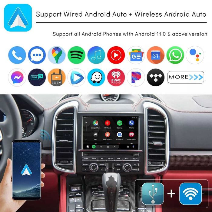 Apple CarPlay Android Auto Porsche PCM 3.1 Инсталация безжичен Карплей