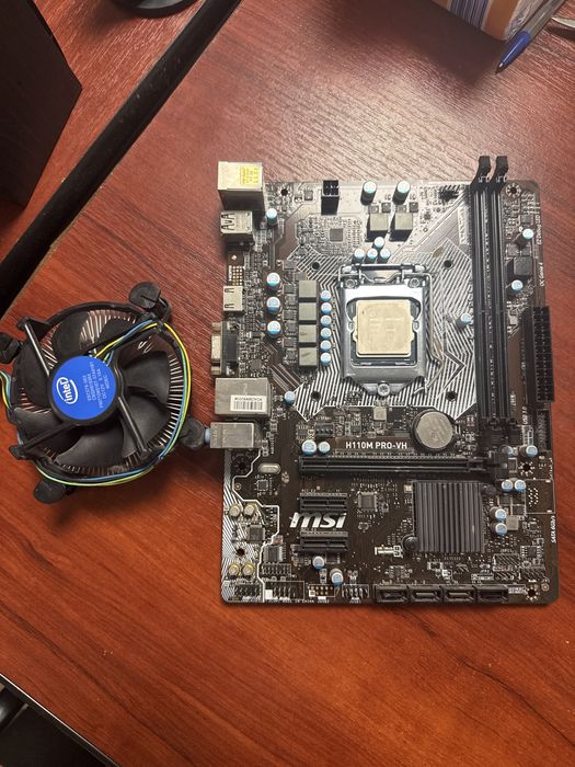 Kit cu support ddr4 - placa baza MSI h110M PRO-VH + cpu G4400