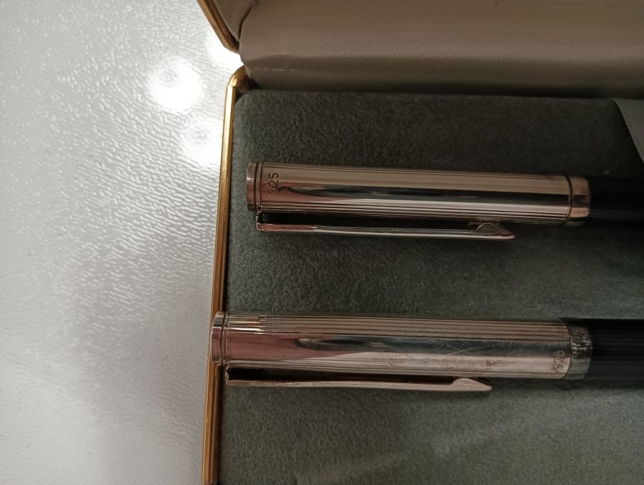 Set Stilou și Pix Argint