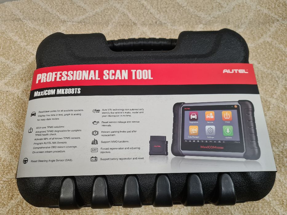 Diagnoza AUTEL MaxiCOM MK808S-TS +21 reset services +functii TPMS full