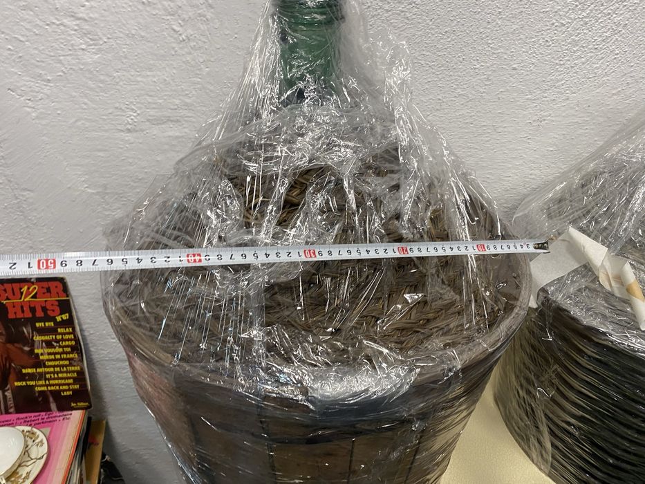 Големи стъклени дамаджани бутилки 54 литра