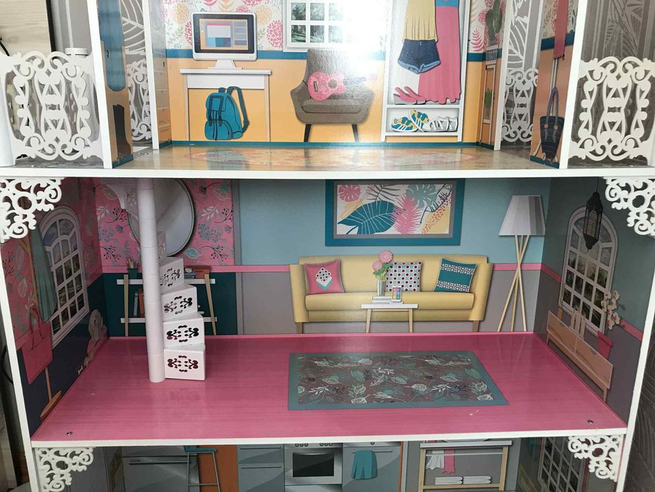 Куклена къща за барби кукли 123/80