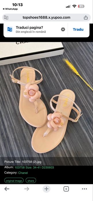 Sandale dama chanel