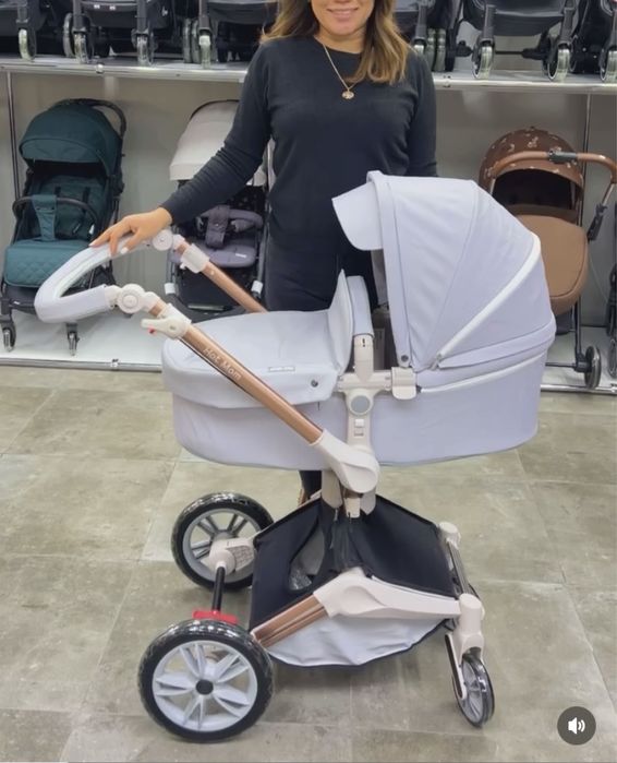 Коляска 2 в 1 Hot Mom F23