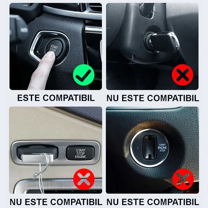 Cheie auto iSmartKey cu ecran LCD, Apple FindMy, Keyless Go, Audi, VW