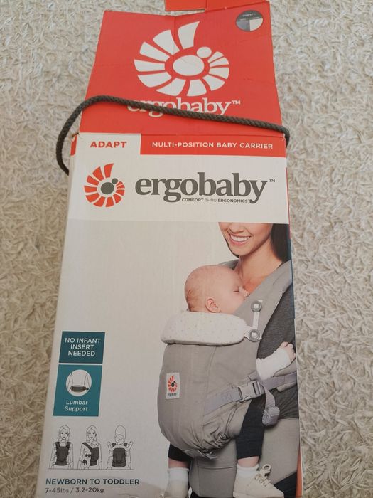 Ergobaby Multi-Position Baby Carrier + Mam Baby Cover Deluxe