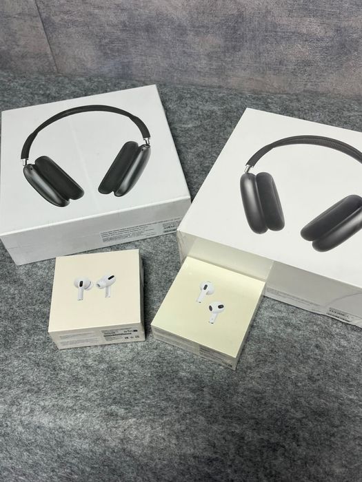 Наушники брендов Маршал, Эйрподс Макс, Наушгики с ANC