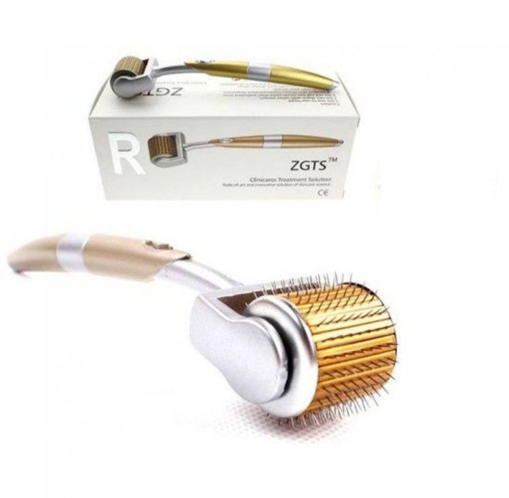 Dermaroller Gold original soch va soqol o'stirish uchun