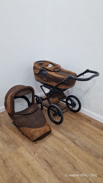 Коляска Ballila коричневая