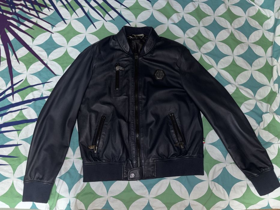 Оригинално кожено яке на Philipp Plein