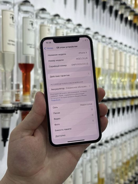 Iphone X 256gb White Xolati ideal hama joyi ishlid ayb yoq