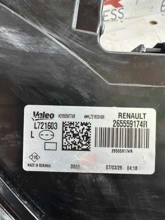 Stop stanga DACIA DUSTER 3 cod piesa 265559174r