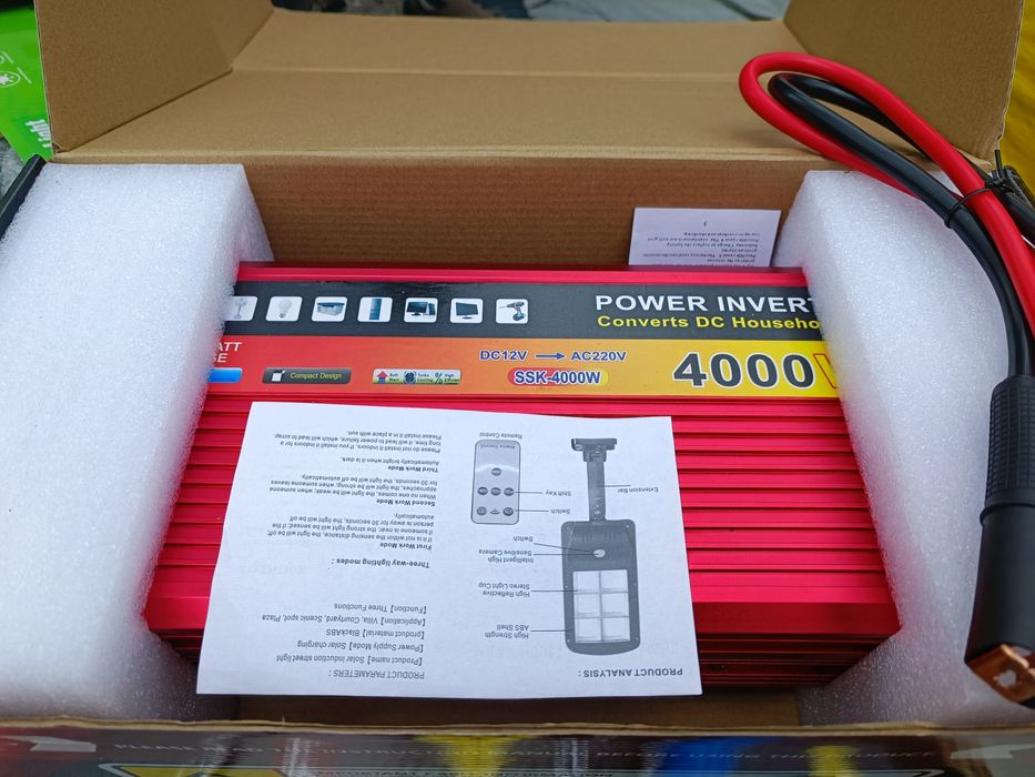 Инвертор чиста синусоида 4000w 12v Промо