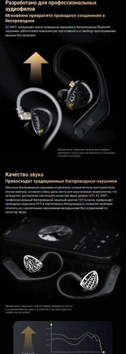 Новый запечатанный модуль Bluetooth 5.4 KZ AN01 Hi-Fi LDAC ANC