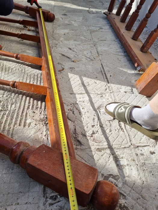 Balustrada din lemn pentru scara interioara