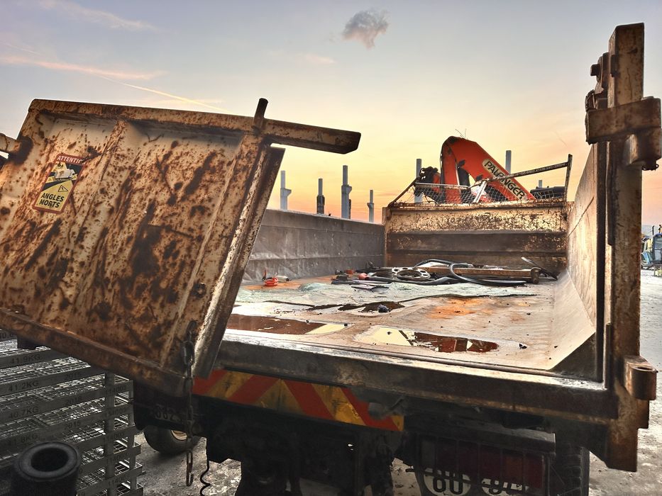 Man basculant +macara Palfinger