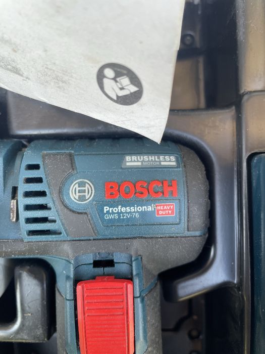 Bosch GWS 12V-76 polizor unghiular cu acumulator 12 V flex mic