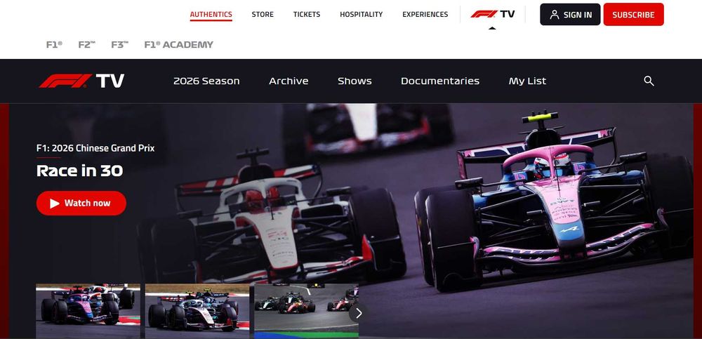 Abonament F1 TV – Caut persoane interesate (max. 6 utilizatori)